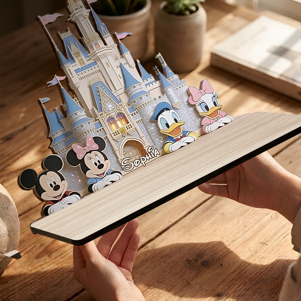 Personalized Wooden Floating Shelf Custom Dream Trip Gift Wooden Floating Shelf GradoCreations