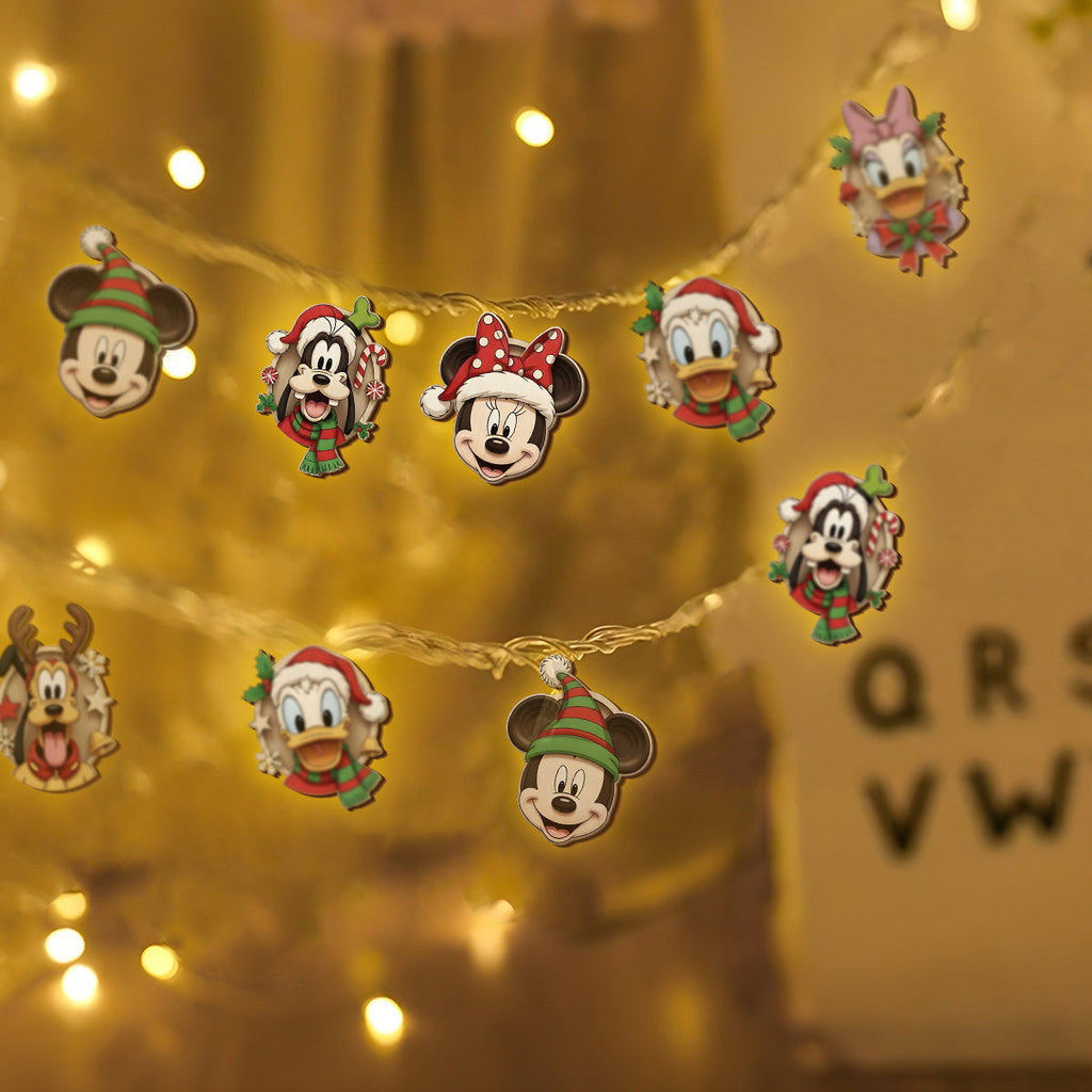 Personalized Christmas String Lights with Custom Designs for Holiday Decor String Lights GradoCreations