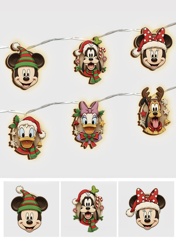 Personalized Christmas String Lights with Custom Designs for Holiday Decor String Lights GradoCreations