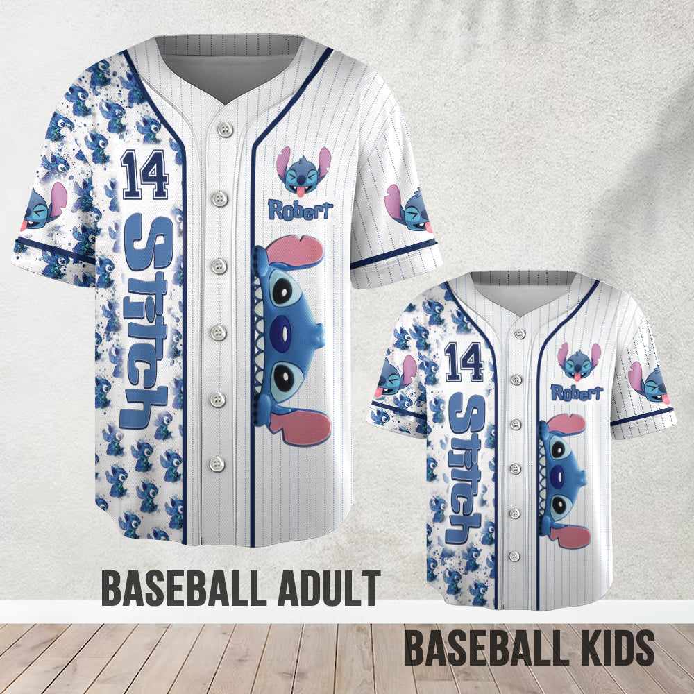 Personalized Ohana Baseball Jersey Custom Name Gift for Family Baseball Jersey GradoCreations