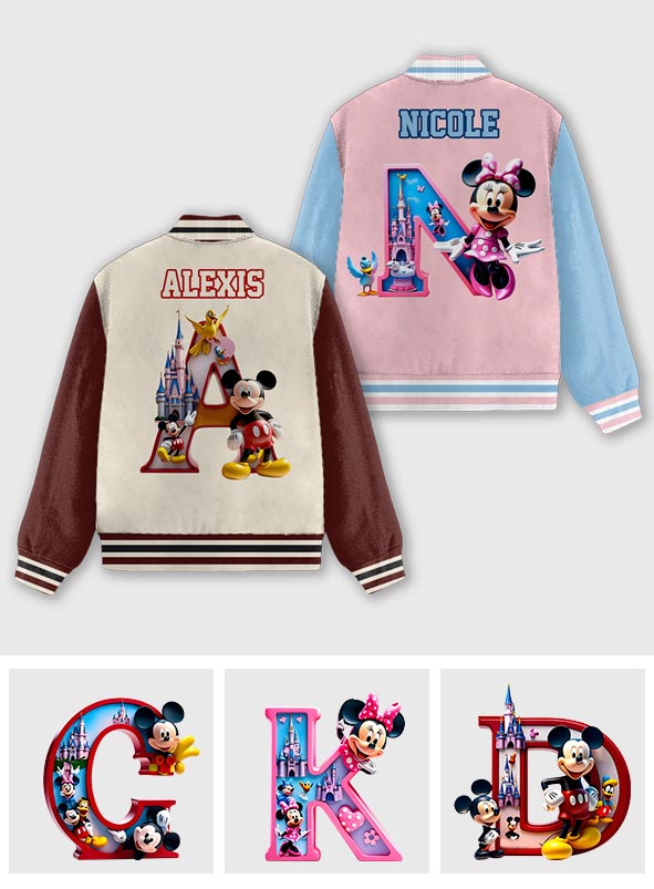 Personalized Magical World Varsity Jacket Custom Name Gift Varsity Jacket GradoCreations