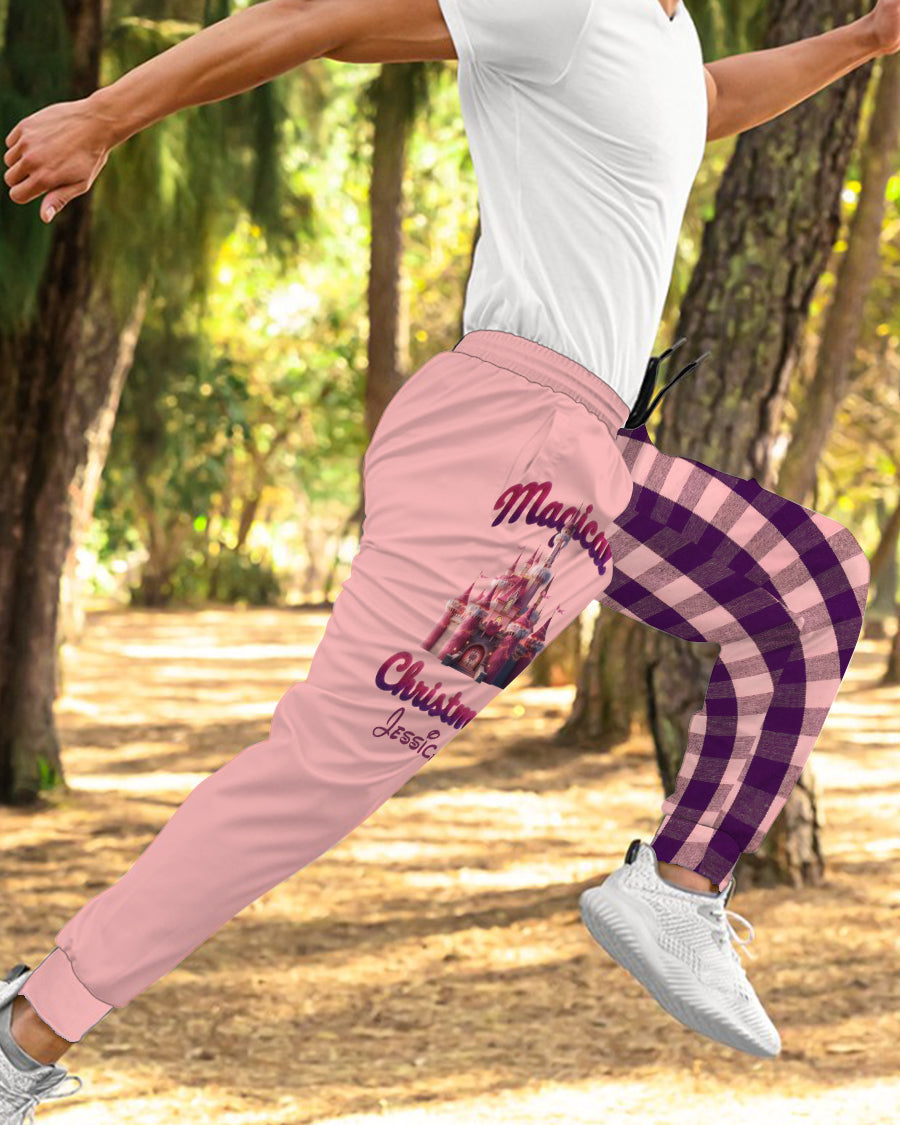 Personalized Magical Christmas Mouse Sweatpants Custom Name Gift Sweatpants GradoCreations