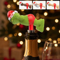 Personalized Funny Christmas Bottle Stopper Custom Gift for Him Bottle Stopper GradoCreations