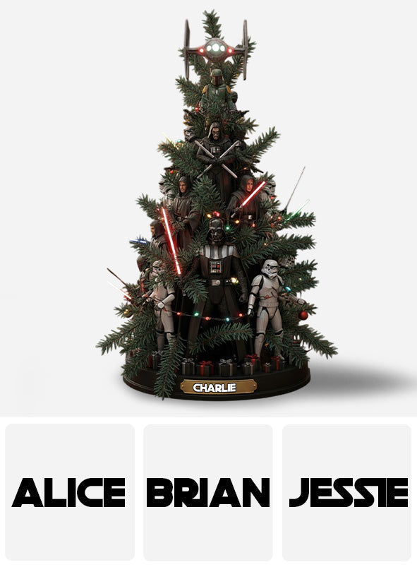 Personalized Acrylic Plaque Custom Name Star Wars Gift for Christmas Custom Shaped Acrylic Plaque GradoCreations