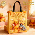 Personalized Winnie the Pooh Tote Bag for 100th Anniversary Gift Tote Bag GradoCreations