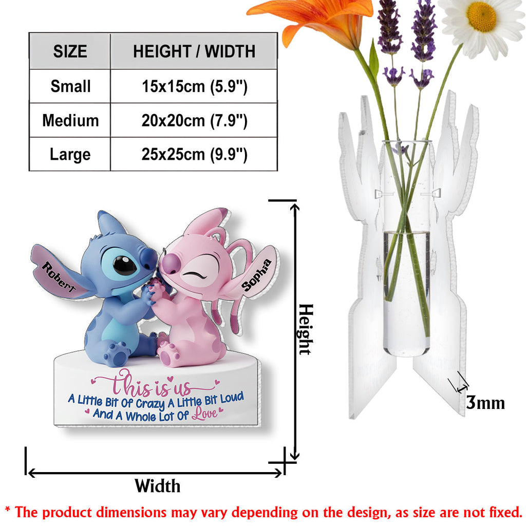 Personalized Custom Shape Acrylic Flower Vase for Home Decor Custom Shape Acrylic Flower Vase GradoCreations