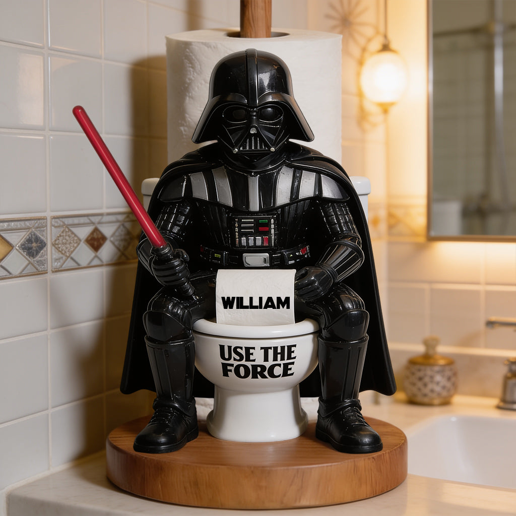 Personalized Star Wars Paper Towel Stand Custom Name Gift Paper Towel Stand GradoCreations