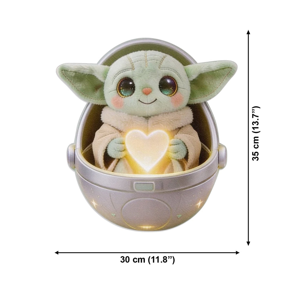 Personalized Baby Yoda Leather Patch Backpack for Kids Changeable Leather Patch Backpack GradoCreations