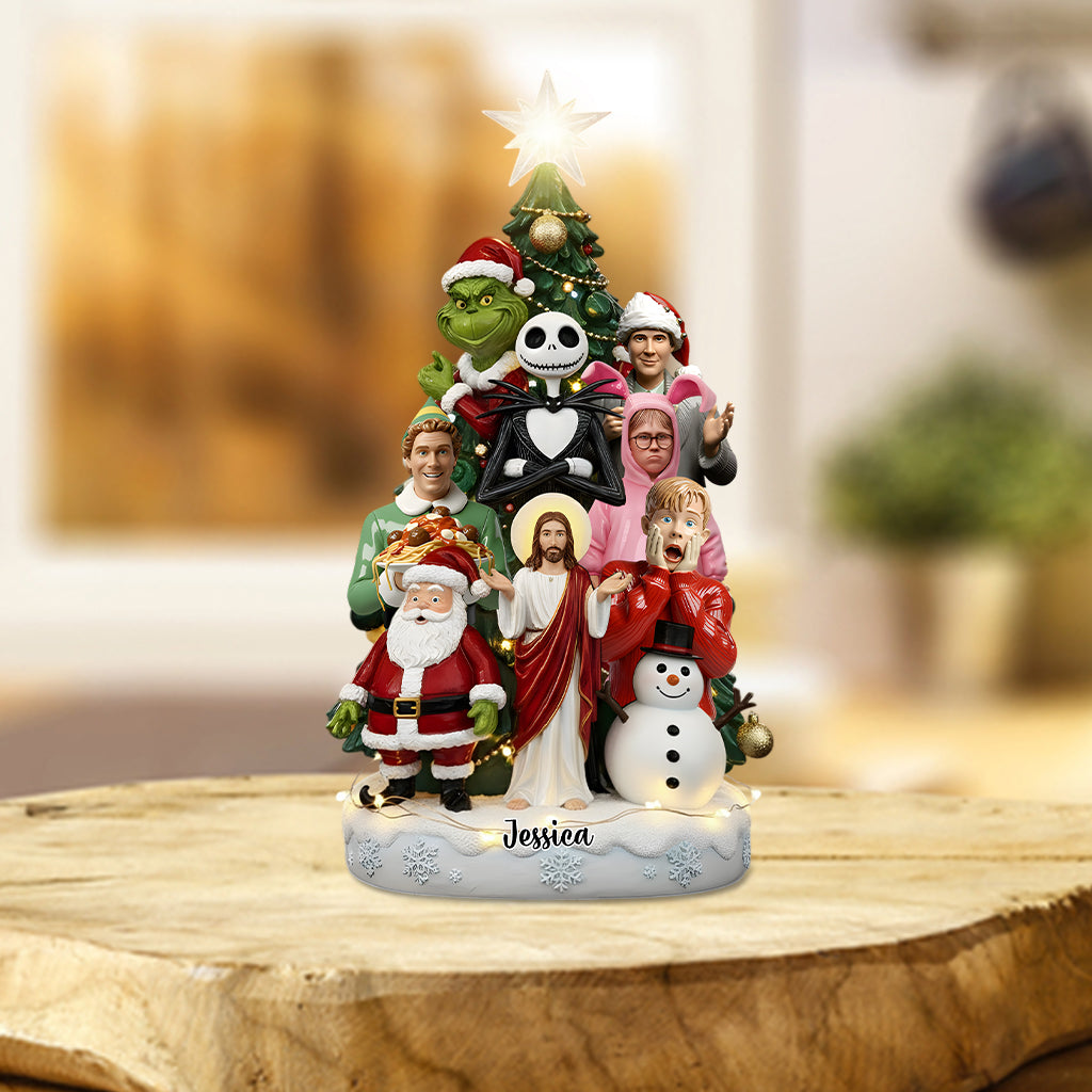Personalized Christmas Acrylic Plaque Custom Shape Gift Custom Shaped Acrylic Plaque GradoCreations