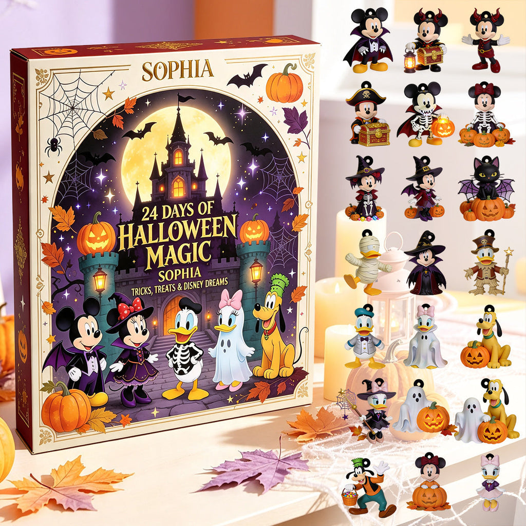 Personalized Halloween Advent Calendar with Ornaments for Kids Advent Calendar With Ornaments GradoCreations