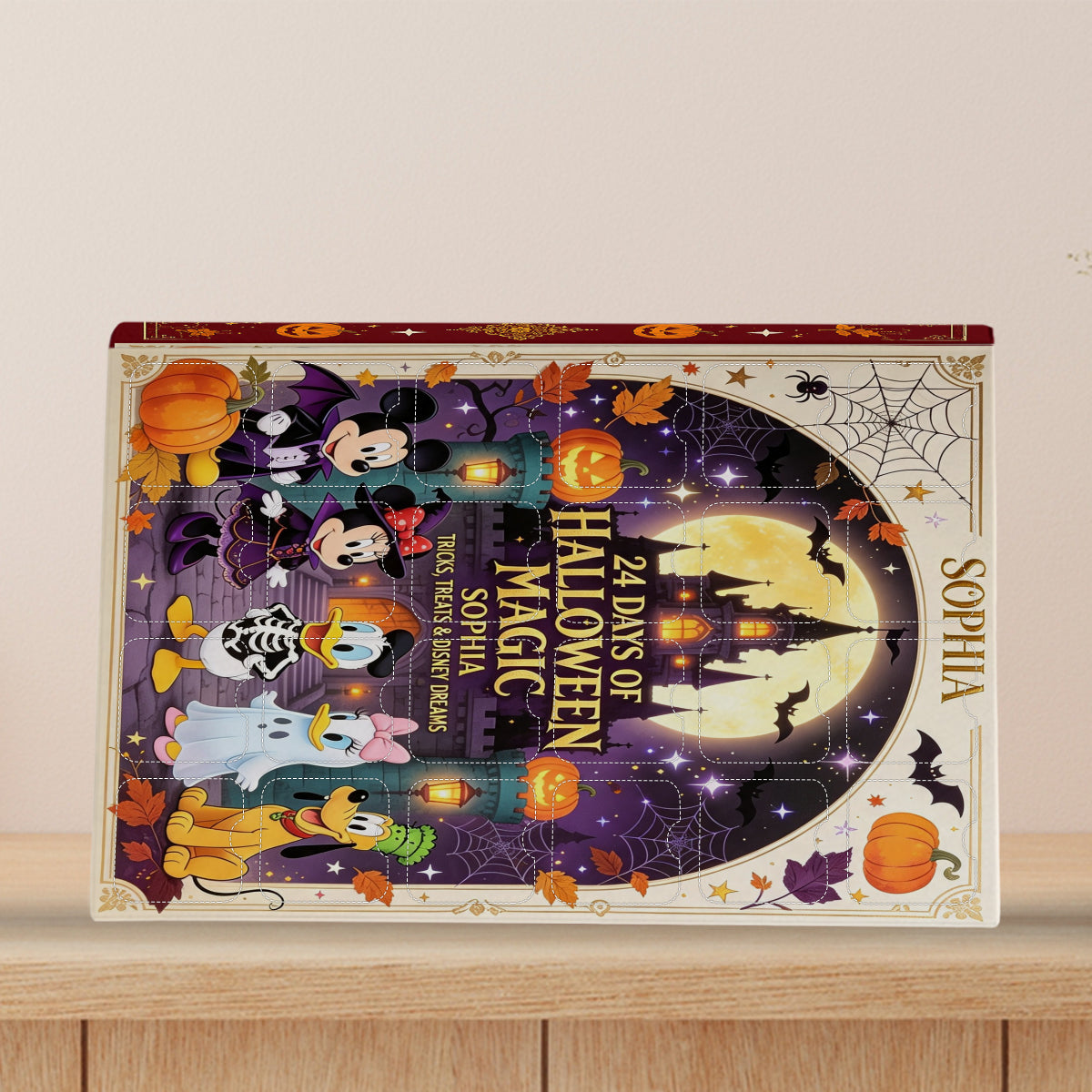 Personalized Halloween Advent Calendar with Ornaments for Kids Advent Calendar With Ornaments GradoCreations