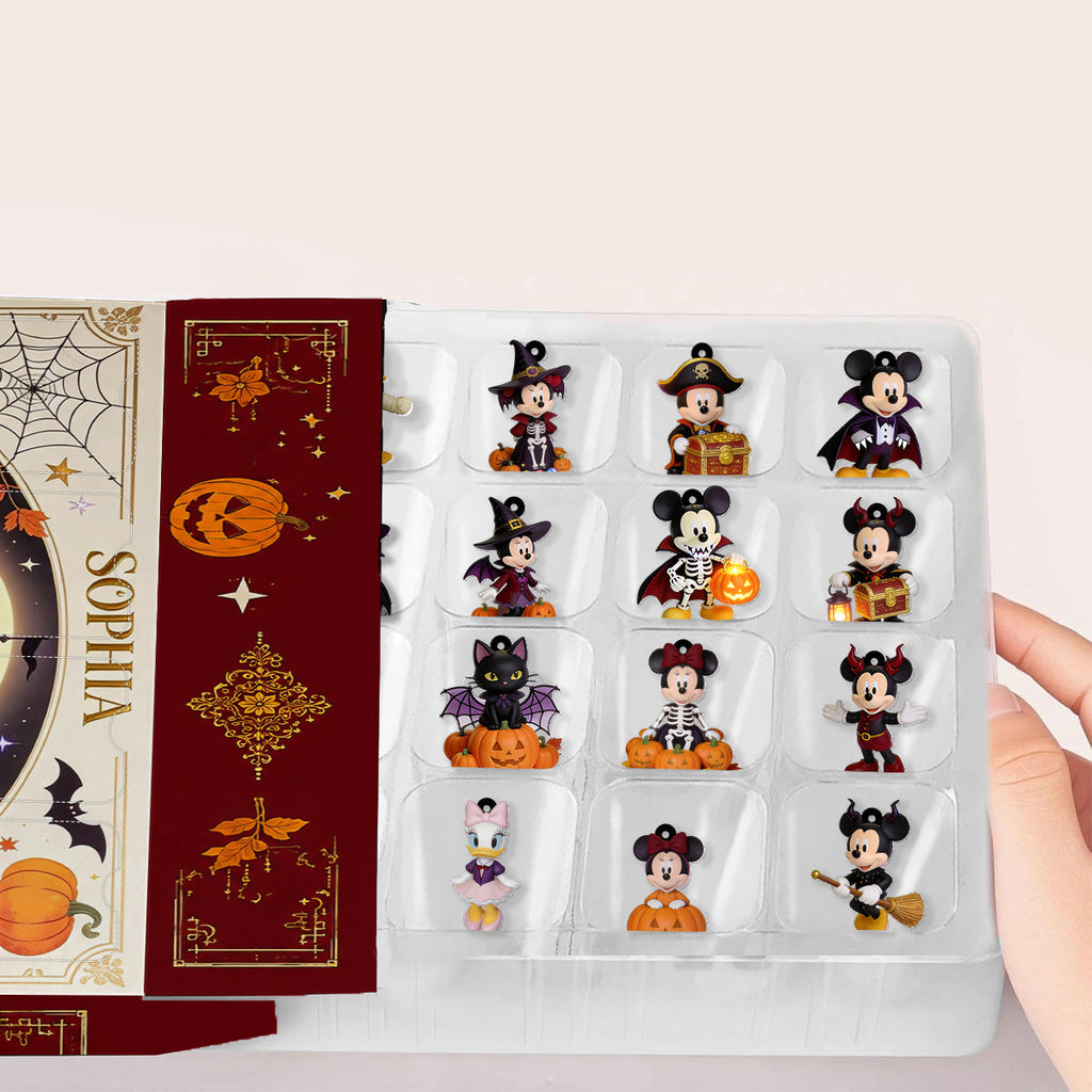Personalized Halloween Advent Calendar with Ornaments for Kids Advent Calendar With Ornaments GradoCreations