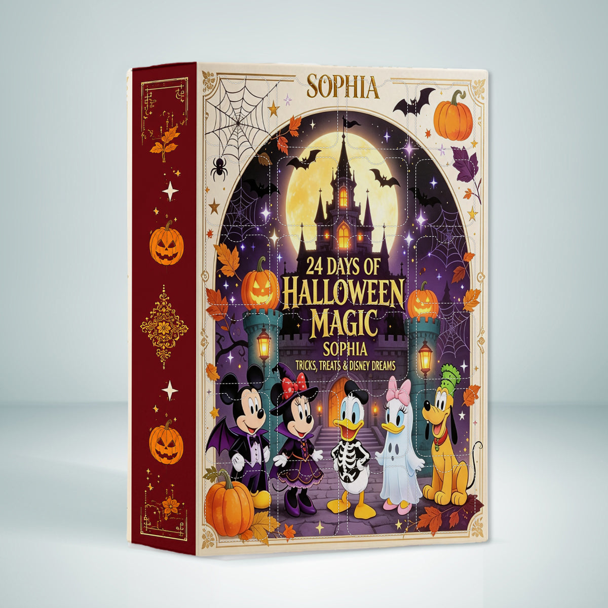 Personalized Halloween Advent Calendar with Ornaments for Kids Advent Calendar With Ornaments GradoCreations