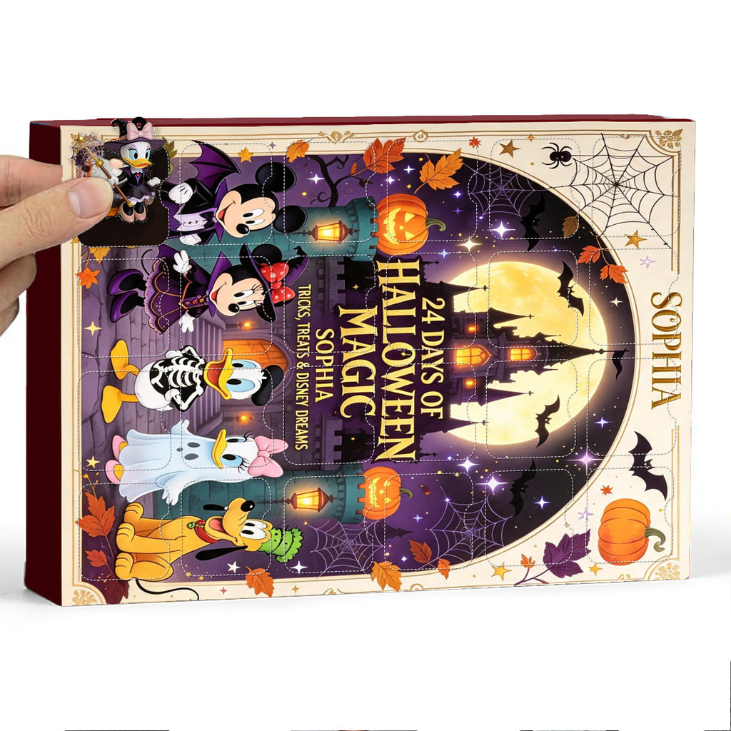 Personalized Halloween Advent Calendar with Ornaments for Kids Advent Calendar With Ornaments GradoCreations