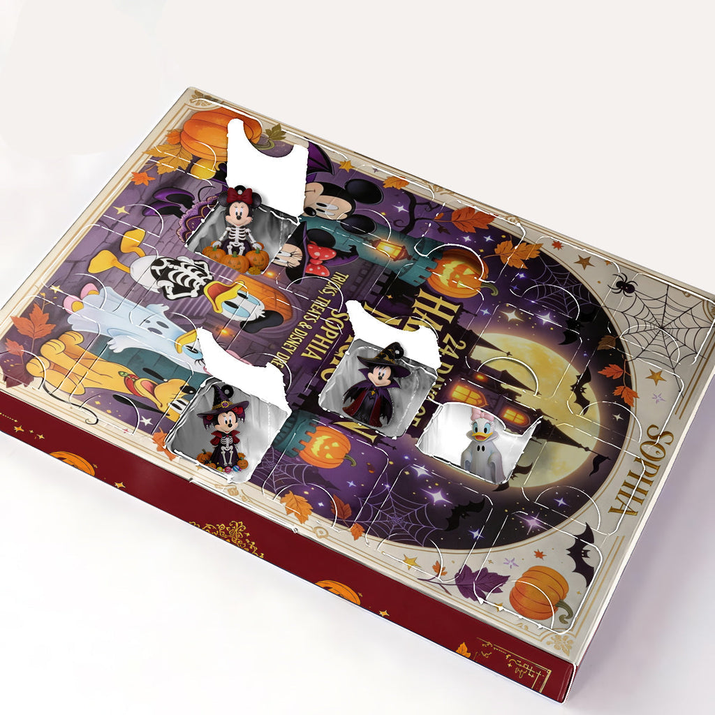 Personalized Halloween Advent Calendar with Ornaments for Kids Advent Calendar With Ornaments GradoCreations