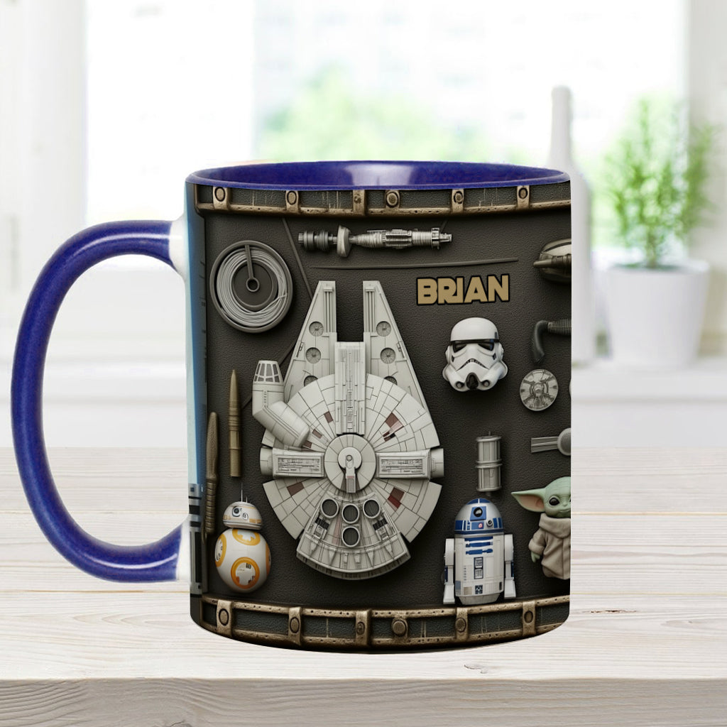 Personalized Star Wars Accent Mug Custom Name Gift Idea Accent Mug GradoCreations