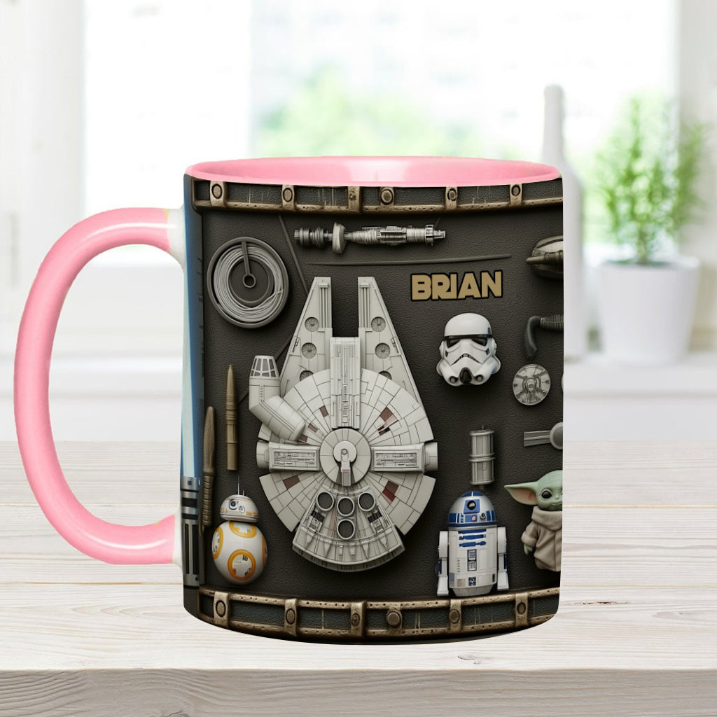 Personalized Star Wars Accent Mug Custom Name Gift Idea Accent Mug GradoCreations