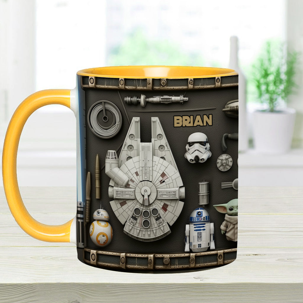 Personalized Star Wars Accent Mug Custom Name Gift Idea Accent Mug GradoCreations