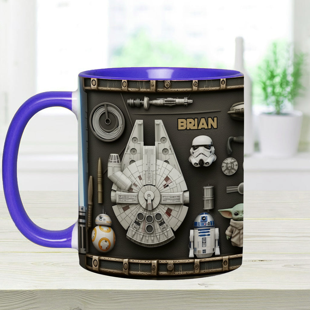 Personalized Star Wars Accent Mug Custom Name Gift Idea Accent Mug GradoCreations