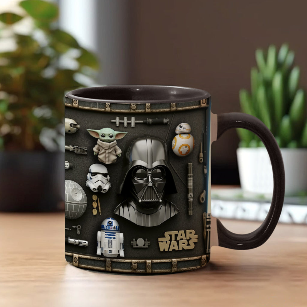 Personalized Star Wars Accent Mug Custom Name Gift Idea Accent Mug GradoCreations
