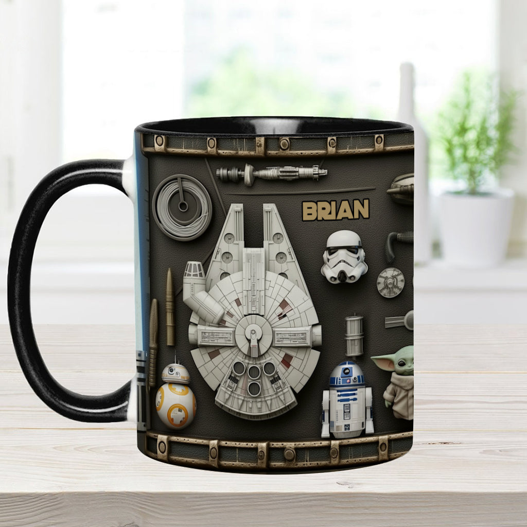 Personalized Star Wars Accent Mug Custom Name Gift Idea Accent Mug GradoCreations