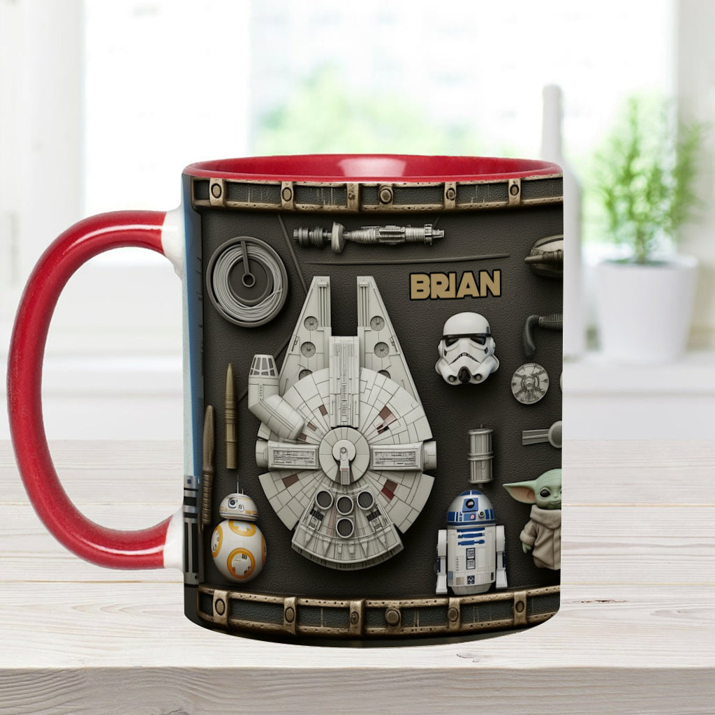 Personalized Star Wars Accent Mug Custom Name Gift Idea Accent Mug GradoCreations