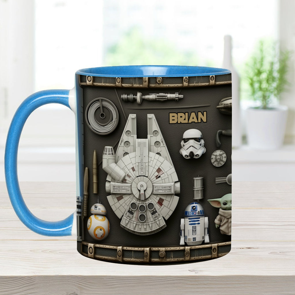Personalized Star Wars Accent Mug Custom Name Gift Idea Accent Mug GradoCreations