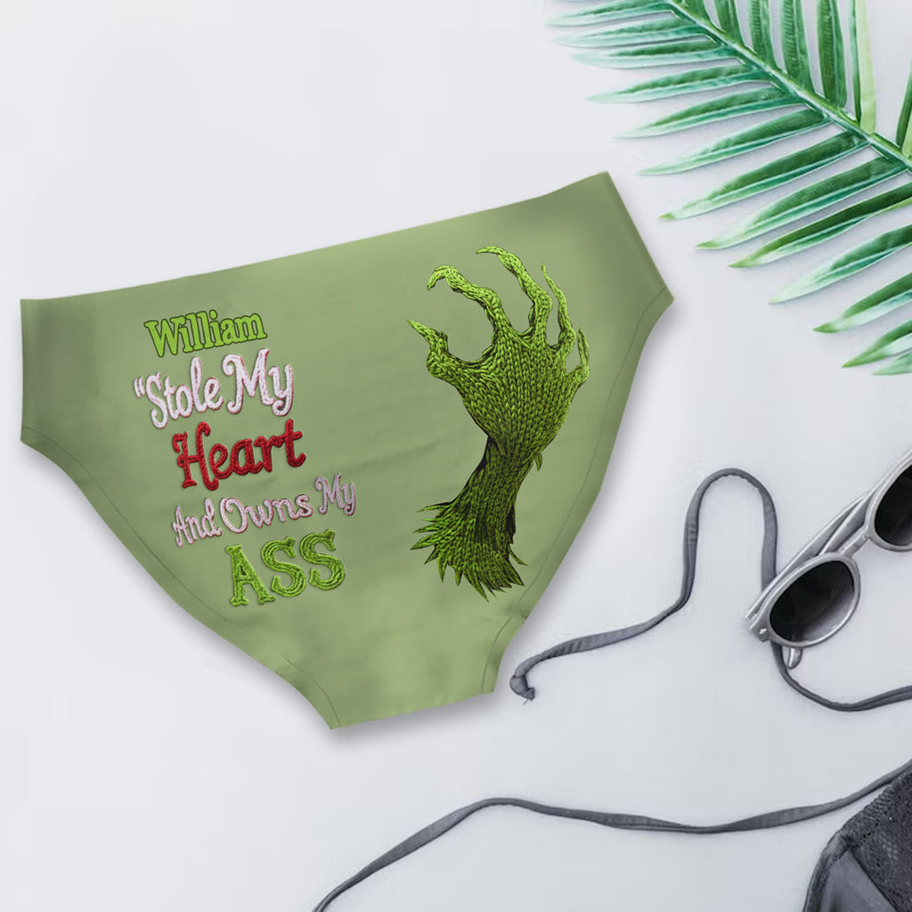 Personalized Women's Briefs 'Stole My Heart' Custom Gift for Christmas Women Briefs GradoCreations