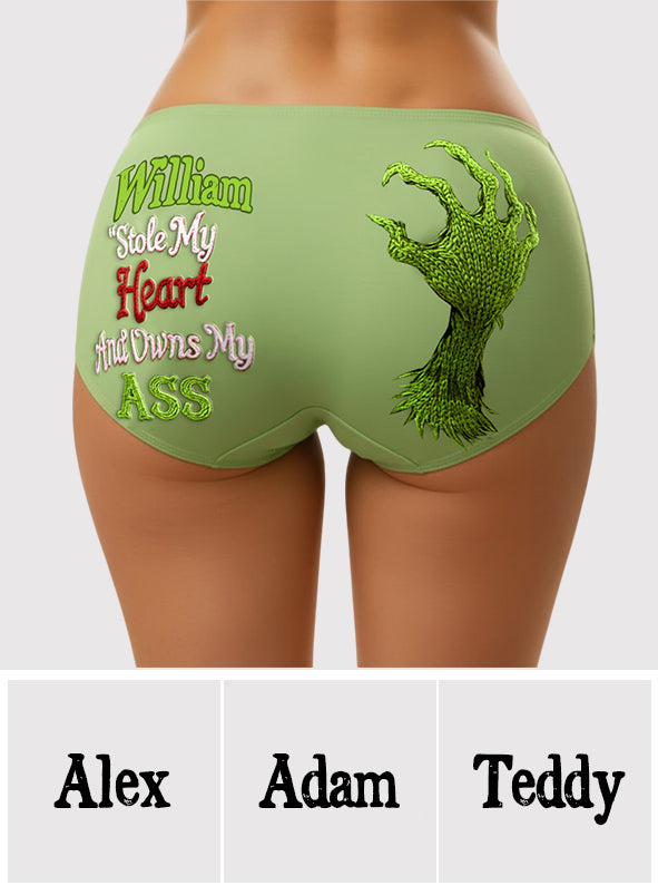 Personalized Women's Briefs 'Stole My Heart' Custom Gift for Christmas Women Briefs GradoCreations