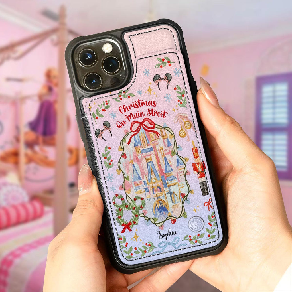 Personalized Christmas Wallet Phone Case Custom Name 3D Design Fully Printed Wallet Phone Case GradoCreations