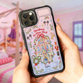 Personalized Christmas Wallet Phone Case Custom Name 3D Design Fully Printed Wallet Phone Case GradoCreations