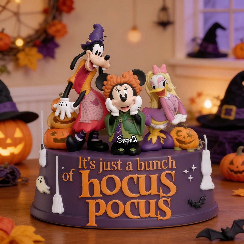 Personalized Acrylic Plaque It's Just A Bunch Of Witches Halloween Gift for Kids and Friends Acrylic Plaque GradoCreations