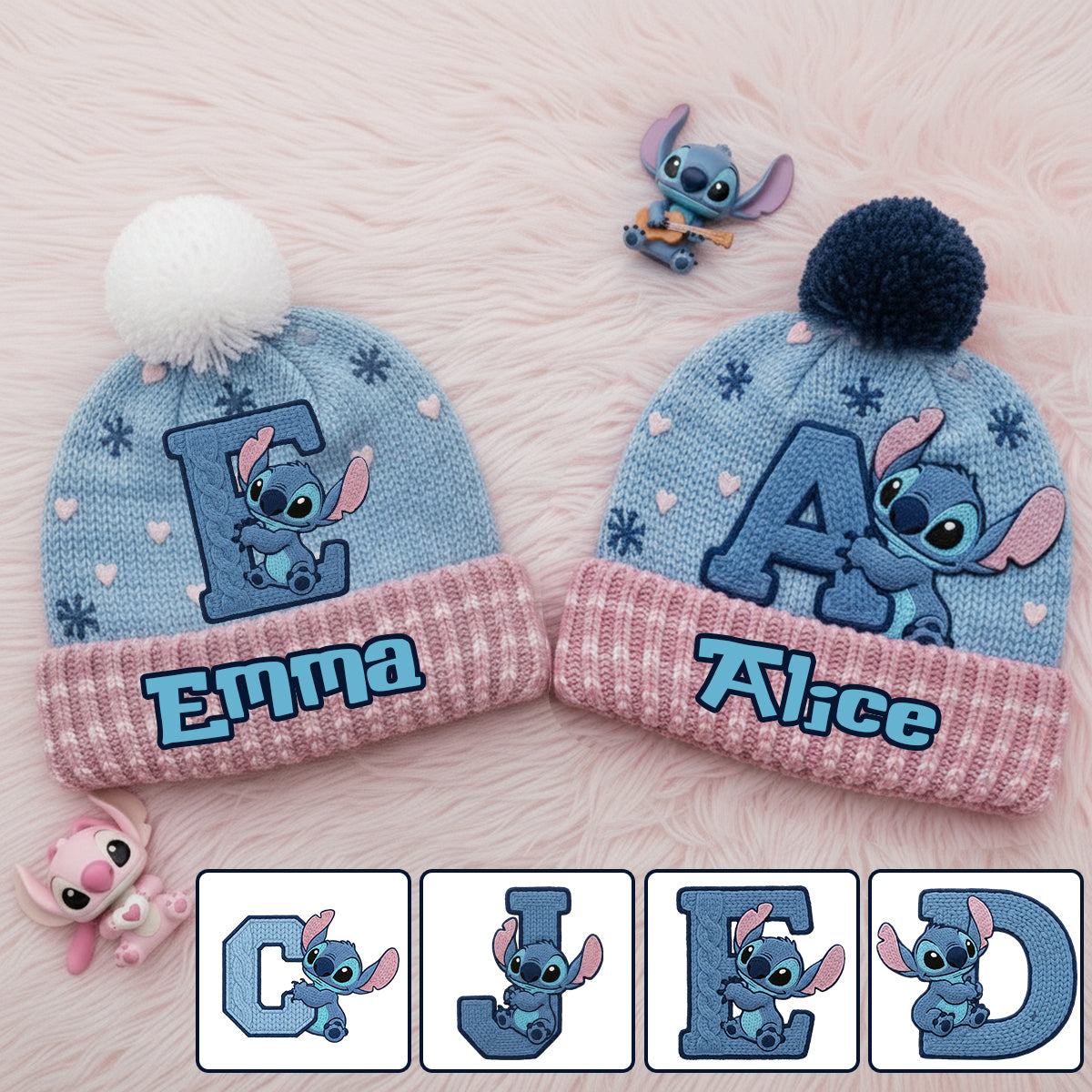 Personalized Ohana Beanie Hat Custom Name Gift for Kids Beanie Hat GradoCreations