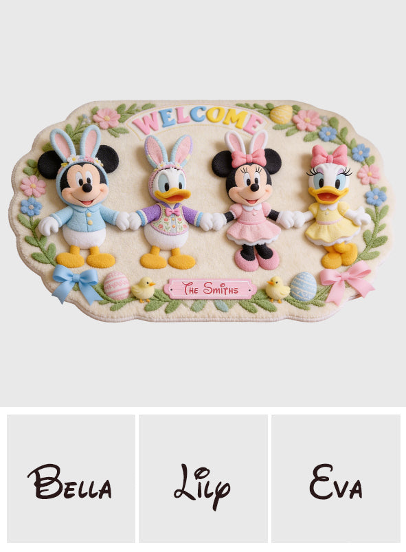Personalized Disney Non-Slip Tufted Rug with Friends for Kids Non-Slip Tufted Rug GradoCreations