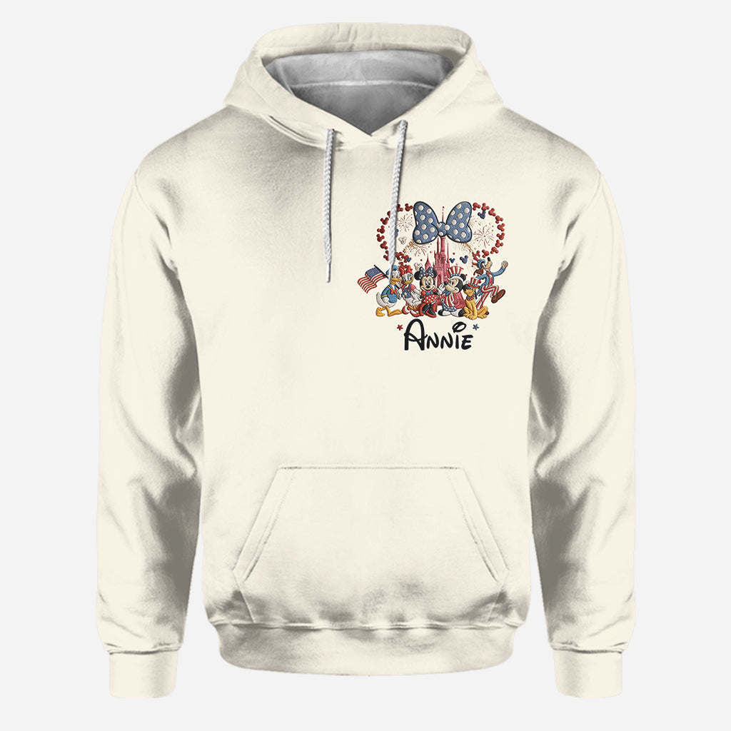 Personalized 250 Years America Mouse Hoodie and Leggings Gift Hoodie & Leggings GradoCreations