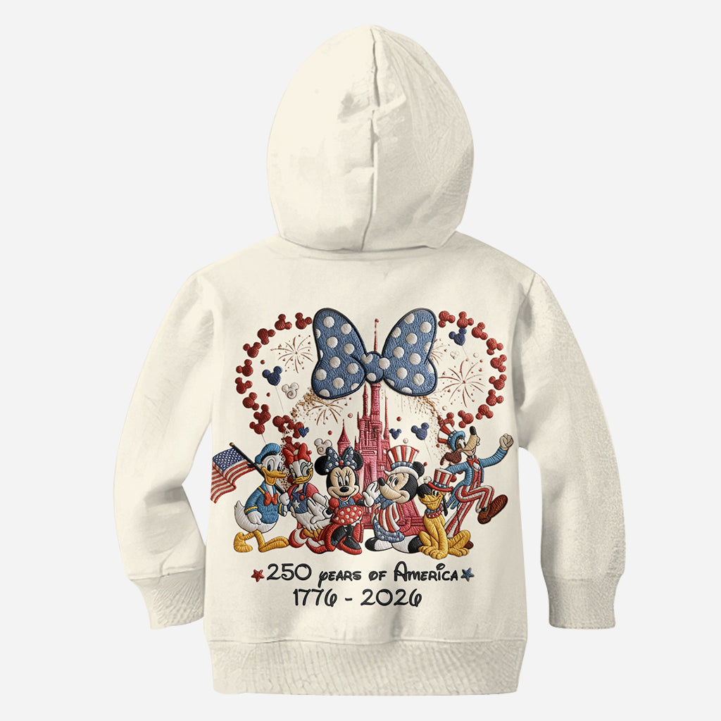 Personalized 250 Years America Mouse Hoodie and Leggings Gift Hoodie & Leggings GradoCreations