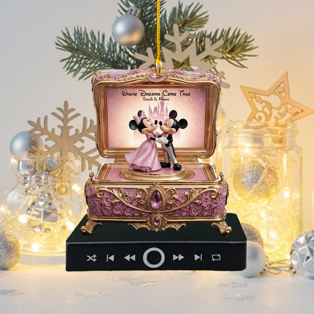 Personalized Music Ornament Custom Song Gift for Christmas Music Ornament GradoCreations