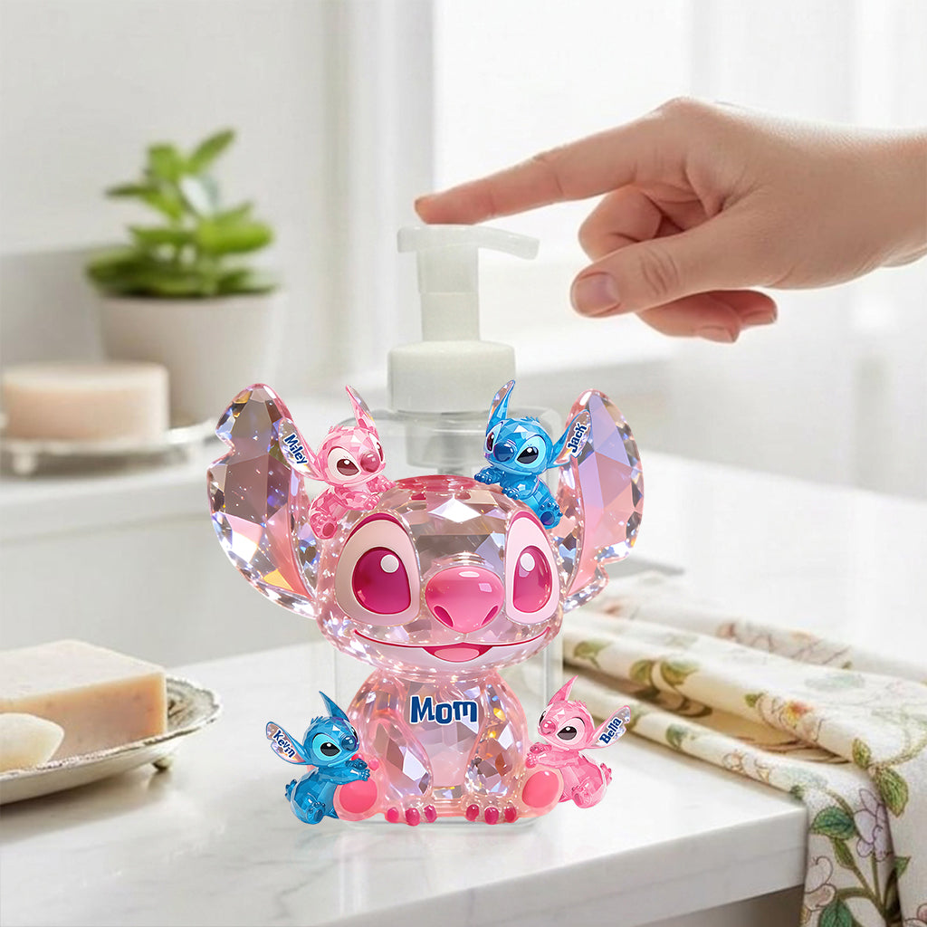 Personalized Ohana Soap Dispenser Cute Family Gift Idea Pump Dispenser GradoCreations