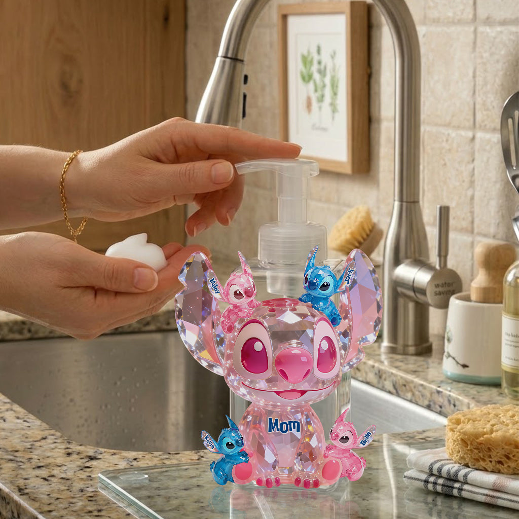 Personalized Ohana Soap Dispenser Cute Family Gift Idea Pump Dispenser GradoCreations