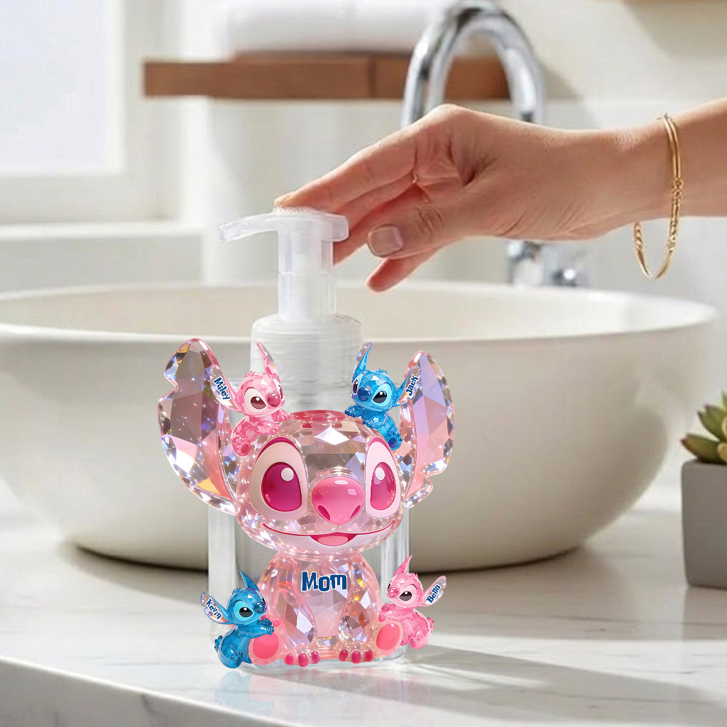 Personalized Ohana Soap Dispenser Cute Family Gift Idea Pump Dispenser GradoCreations