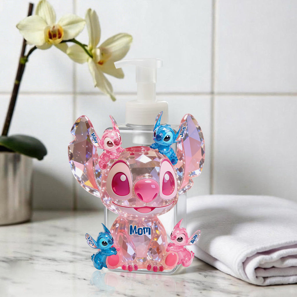 Personalized Ohana Soap Dispenser Cute Family Gift Idea Pump Dispenser GradoCreations
