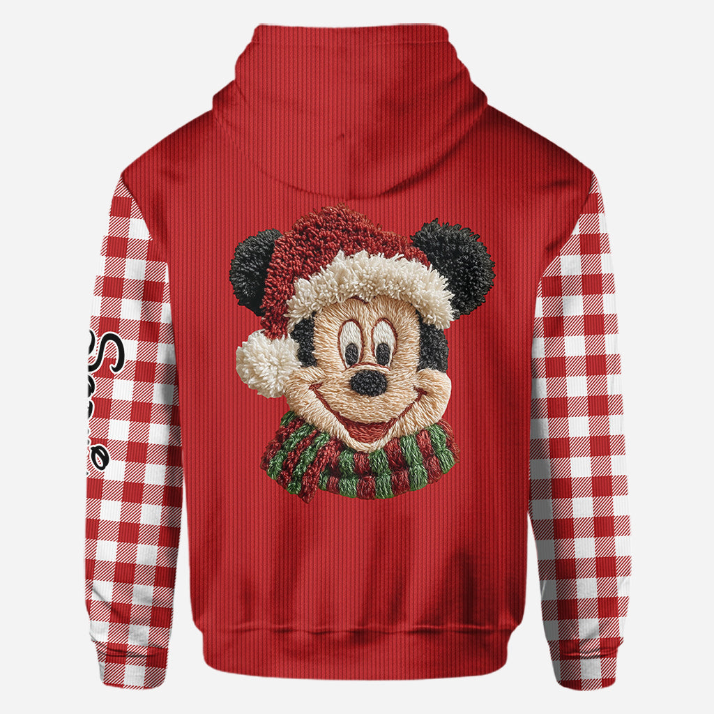 Personalized Christmas Mouse All Over Shirt Gift for Mom All Over Shirt GradoCreations