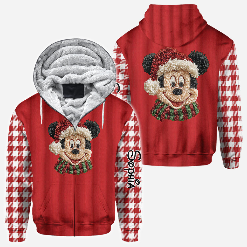 Personalized Christmas Mouse All Over Shirt Gift for Mom All Over Shirt GradoCreations