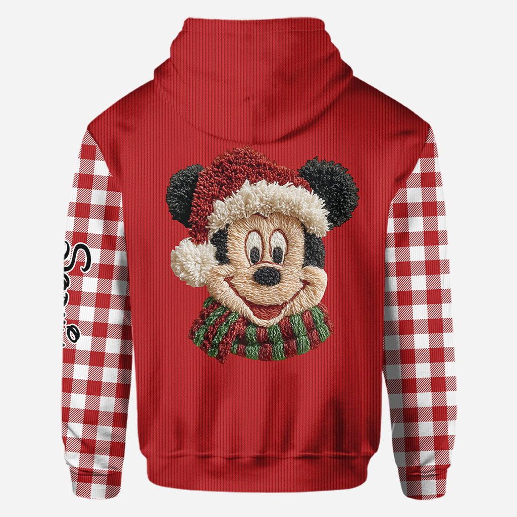 Personalized Christmas Mouse All Over Shirt Gift for Mom All Over Shirt GradoCreations