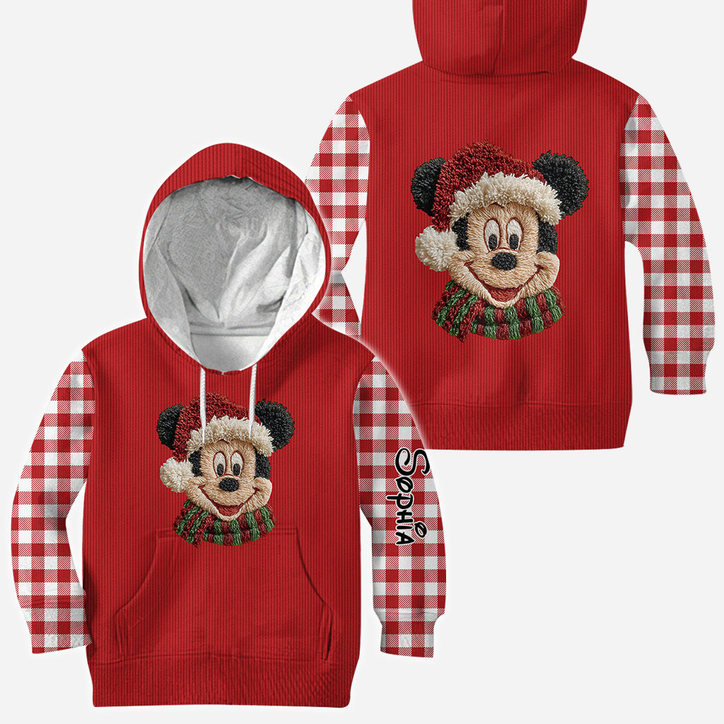 Personalized Christmas Mouse All Over Shirt Gift for Mom All Over Shirt GradoCreations