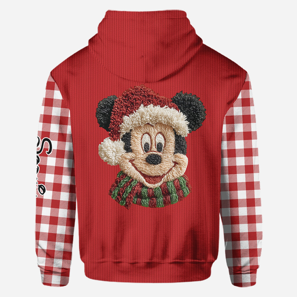 Personalized Christmas Mouse All Over Shirt Gift for Mom All Over Shirt GradoCreations