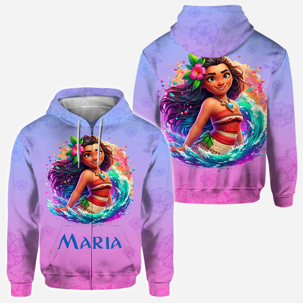 Personalized All Over Shirt with Princess Design for Birthday or Summer All Over Shirt GradoCreations