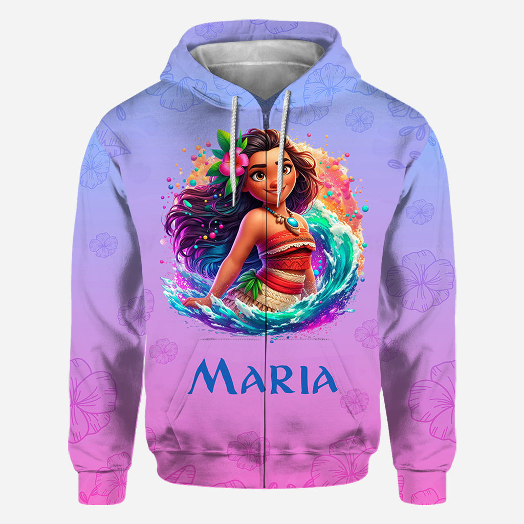 Personalized All Over Shirt with Princess Design for Birthday or Summer All Over Shirt GradoCreations
