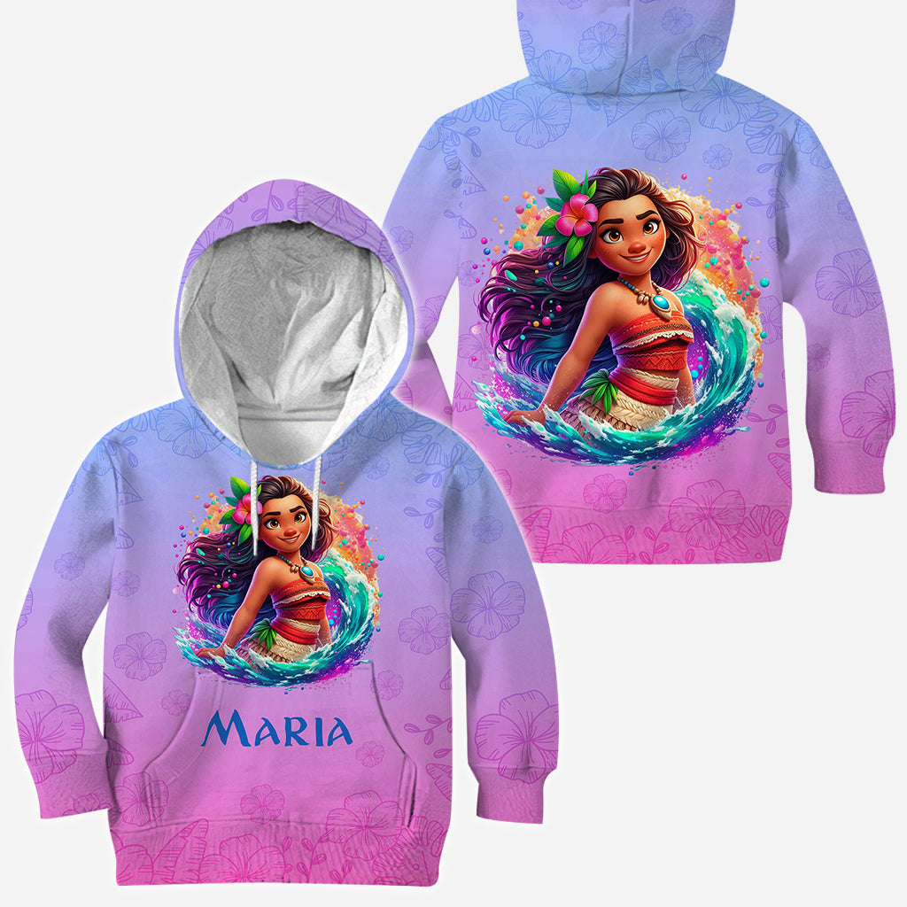 Personalized All Over Shirt with Princess Design for Birthday or Summer All Over Shirt GradoCreations