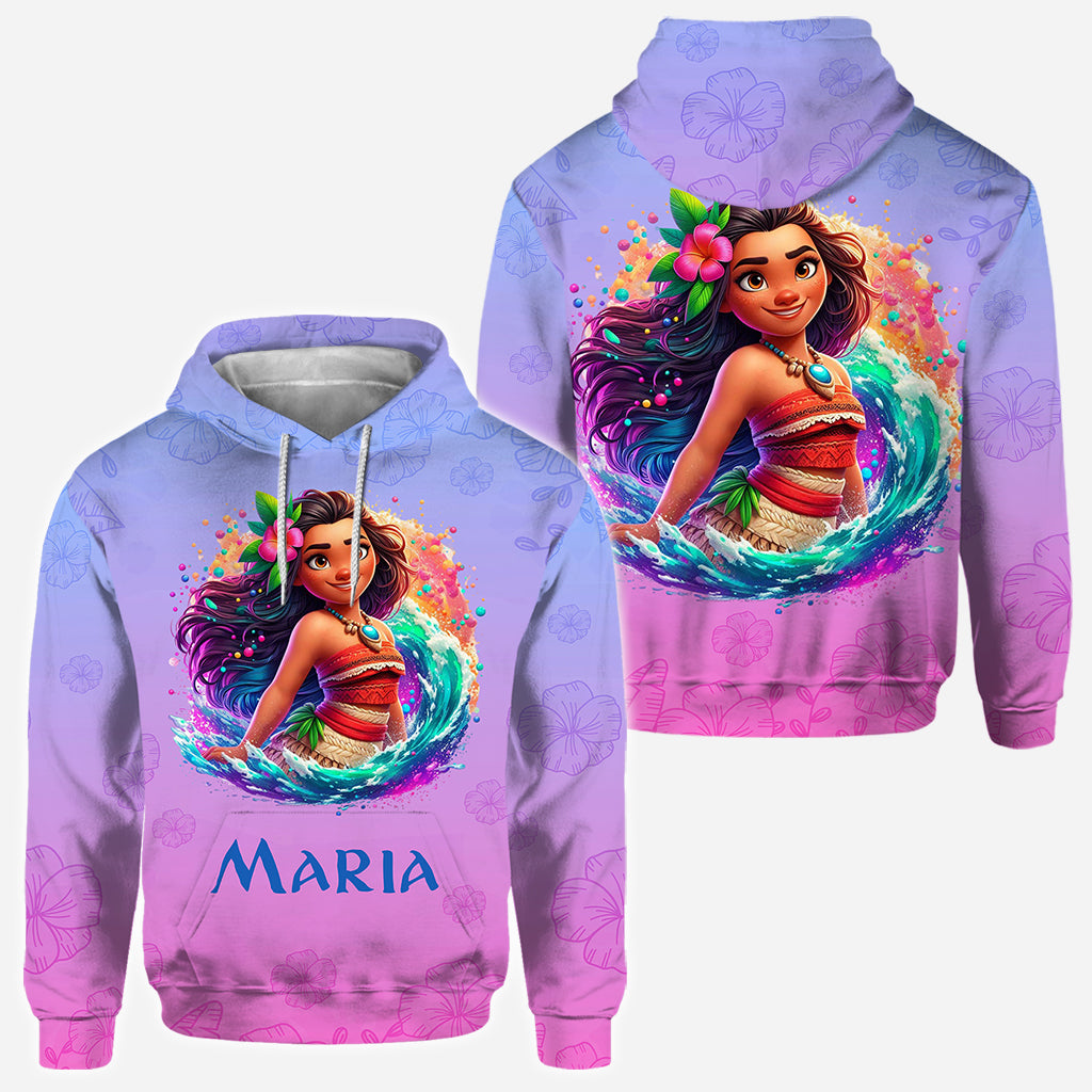 Personalized All Over Shirt with Princess Design for Birthday or Summer All Over Shirt GradoCreations